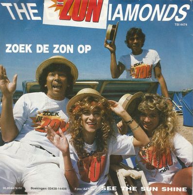 Blue Diamonds - Zoek de Zon Op Vinyl Singles Vinyl Zeer Goed / Hoesje Goed "VINYLSINGLES.NL"