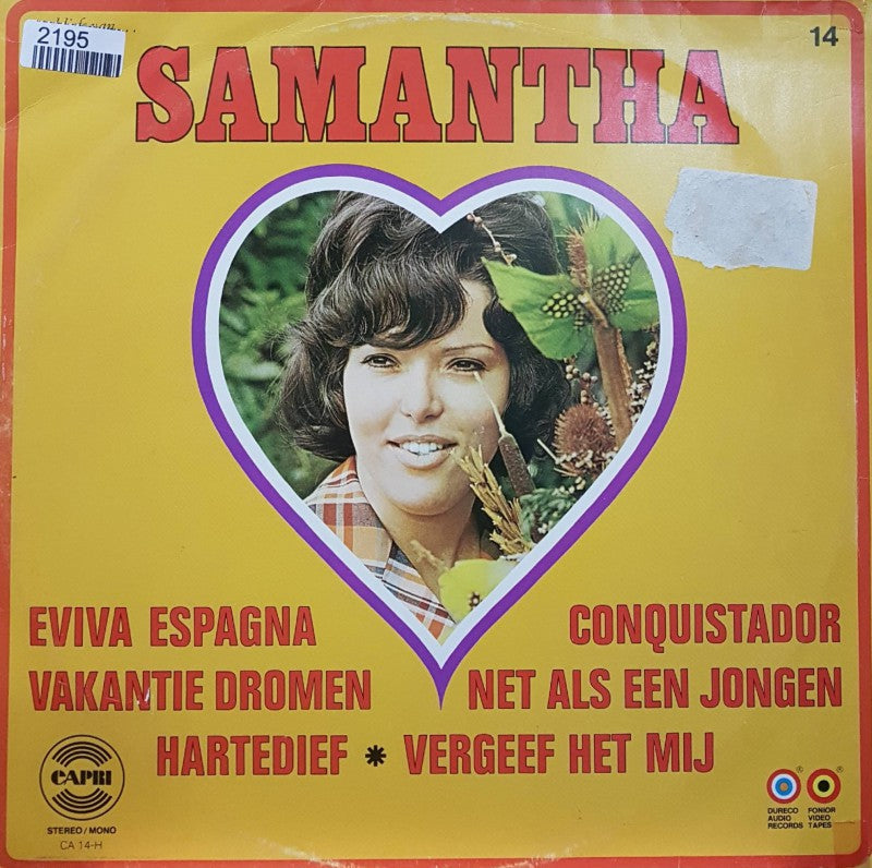 Samantha - Veel Liefs Van ........ Samantha (LP) 46316 Vinyl LP JUKEBOXSINGLES.NL   