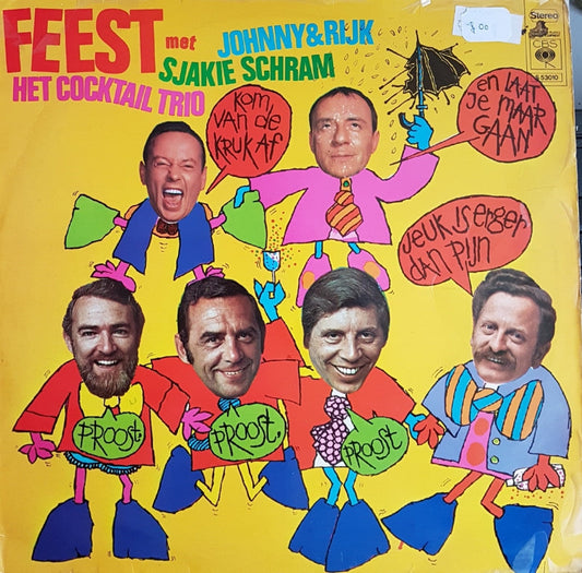 Johnny &amp; Rijk – Party mit Johnny &amp; Rijk, Sjakie Schram, The Cocktail Trio (LP) 43326