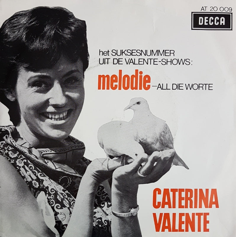 Caterina Valente - Melodie 36153 Vinyl Singles Vinyl Zeer Goed / Hoesje Goed "VINYLSINGLES.NL"