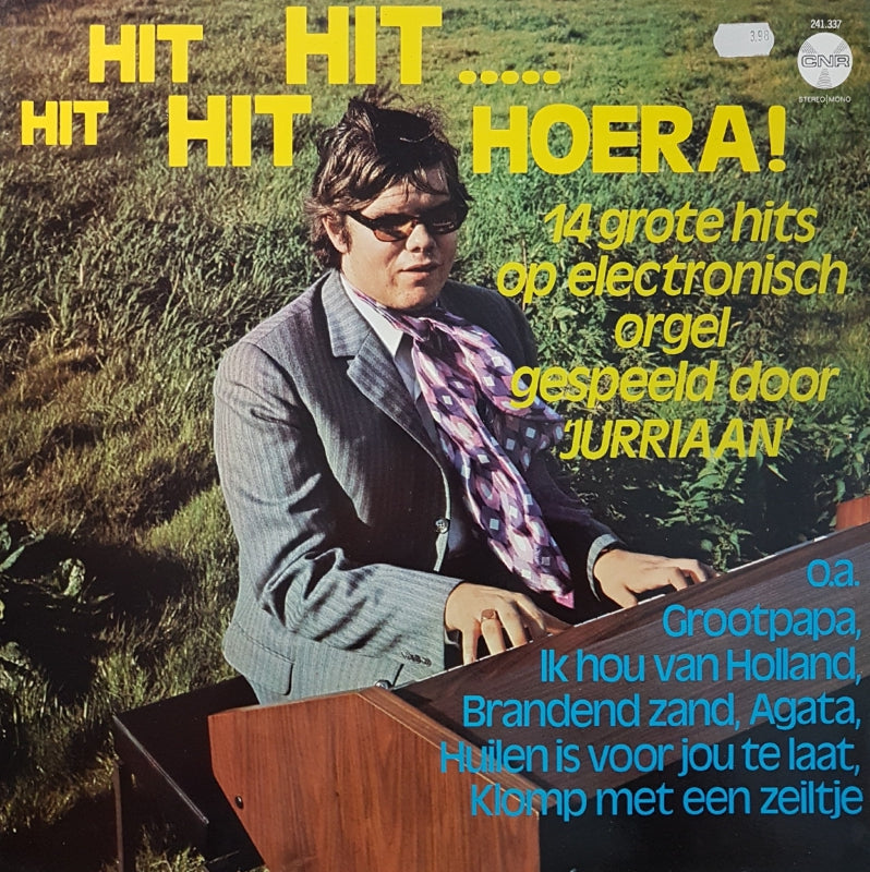 Jurriaan - Hit Hit Hoera! 14 Grote Hits Op Electronisch Orgel (LP) 42215 Vinyl LP JUKEBOXSINGLES.NL   