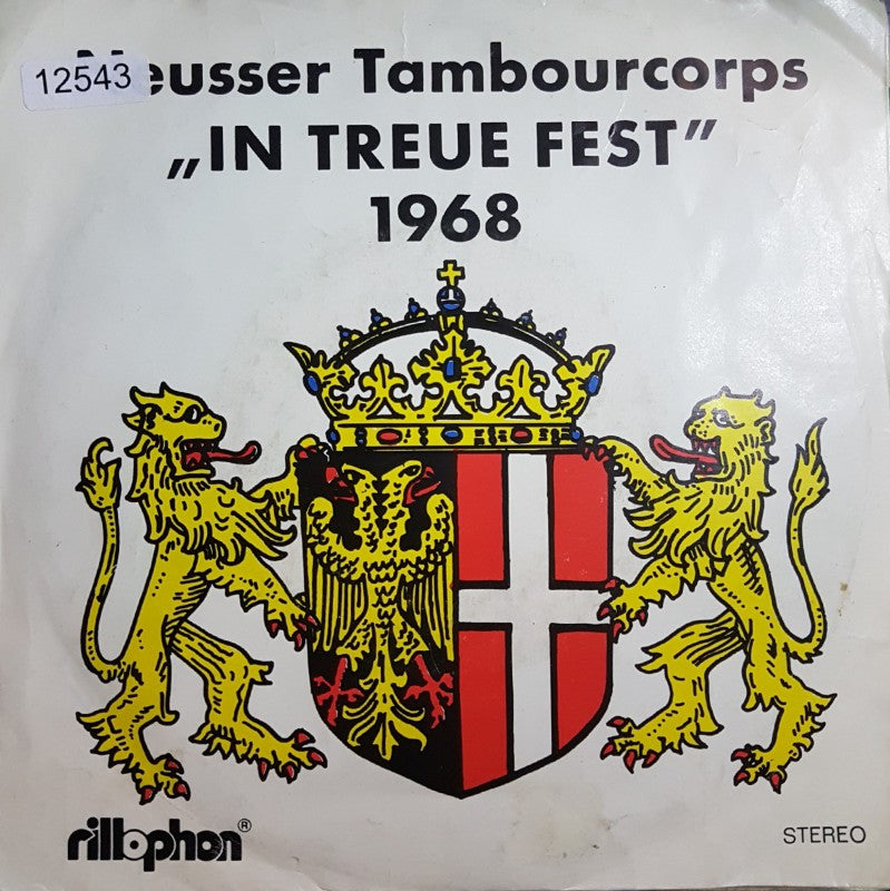 Neusser Tambourcorps - In Treue Fest 1968 12543 Vinyl Singles EP Vinyl Goed / Hoes Goed