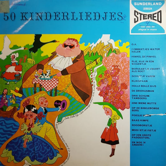 Kinderkoor De Zonnepitten - 50 kinderliedjes (LP) 46523 Vinyl LP JUKEBOXSINGLES.NL   