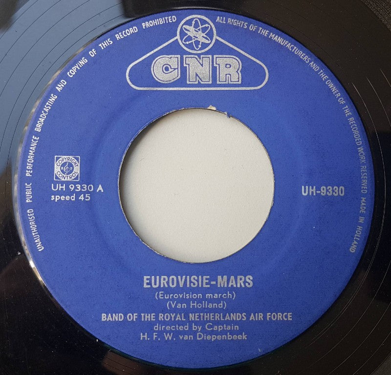 Band Of The Royal Netherlands Air Force - Eurovisie-Mars 17082 Vinyl Singles Vinyl Goed / Hoes Generic