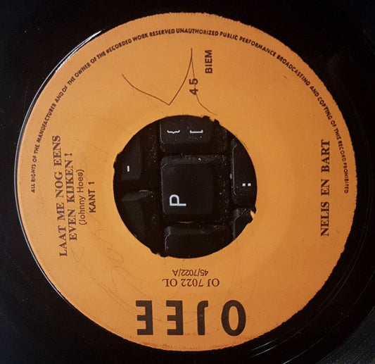 Nelis en Bart - Laat Me Nog Eens Even Kijken 18097 Vinyl Singles Vinyl Goed / Hoes Generic