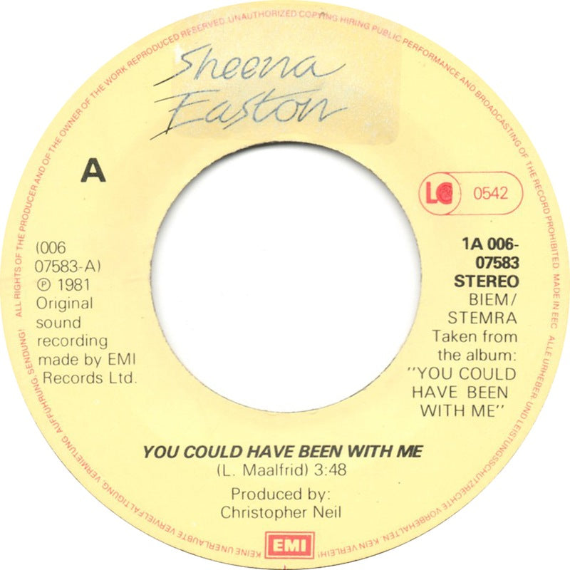 Sheena Easton - Du hättest bei mir sein können 27105