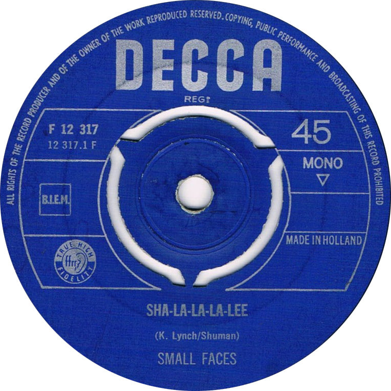 Small Faces - Sha-La-La-La-Lee 34167