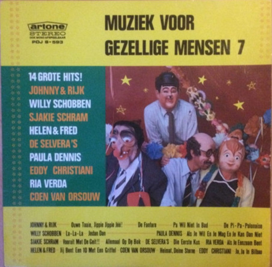 Various ‎- Muziek Voor Gezellige Mensen 7 (LP) 46498 Vinyl LP JUKEBOXSINGLES.NL   