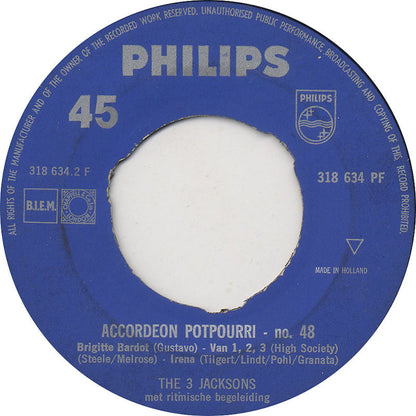 3 Jacksons - Accordeon Potpourri No. 48 42317 Vinyl Singles Vinyl Goed / Hoes Generic