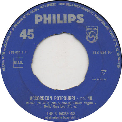 3 Jacksons - Accordeon Potpourri No. 48 42317 Vinyl Singles Vinyl Goed / Hoes Generic