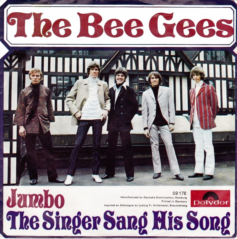 Bee Gees - Jumbo Vinyl Singles Vinyl Goed / Hoesje Slecht "VINYLSINGLES.NL"