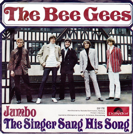 Bee Gees - Jumbo Vinyl Singles Vinyl Goed / Hoesje Slecht "VINYLSINGLES.NL"