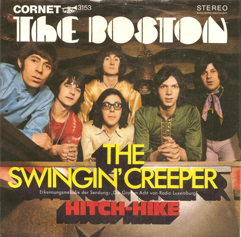 Boston - The Swingin' Creeper Vinyl Singles Vinyl Zeer Goed / Hoesje Redelijk "VINYLSINGLES.NL"