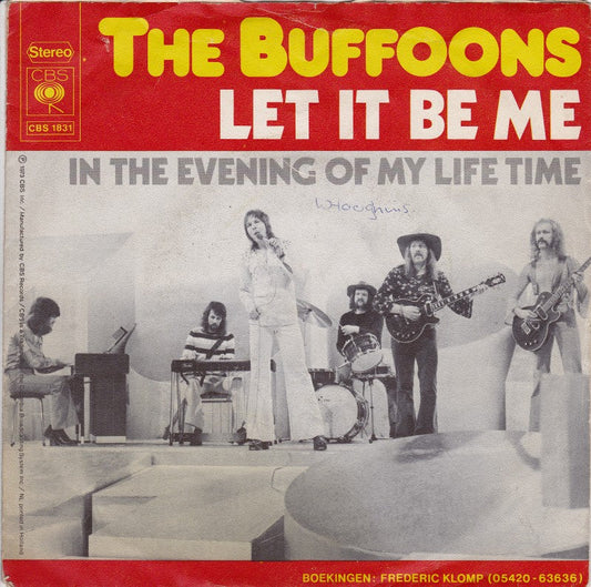 Buffoons - Let It Be Me 30098 Vinyl Singles Vinyl Zeer Goed / Hoesje Goed "VINYLSINGLES.NL"