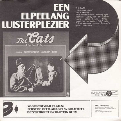 Cats - She Was Too Young Vinyl Singles Vinyl Zeer Goed / Hoesje Goed "VINYLSINGLES.NL"