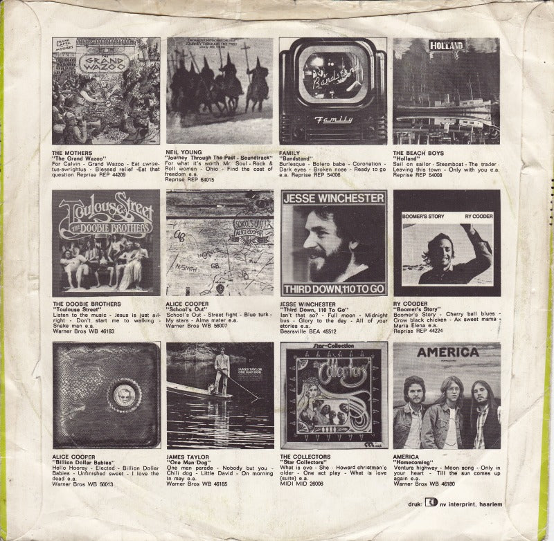 Doobie Brothers - China Grove Vinyl Singles Media VG / Sleeve G "VINYLSINGLES.NL"