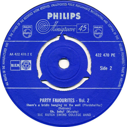 Dutch Swing College Band - Party Favourites - Vol. 2 08048 Vinyl Singles EP Vinyl Goed / Hoes Goed