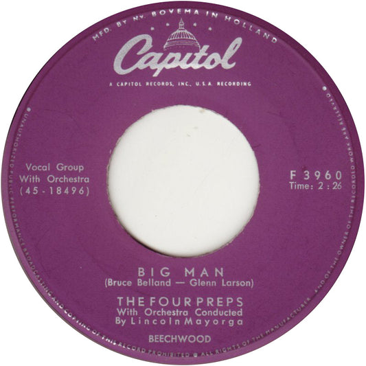Four Preps - Big Man 14586