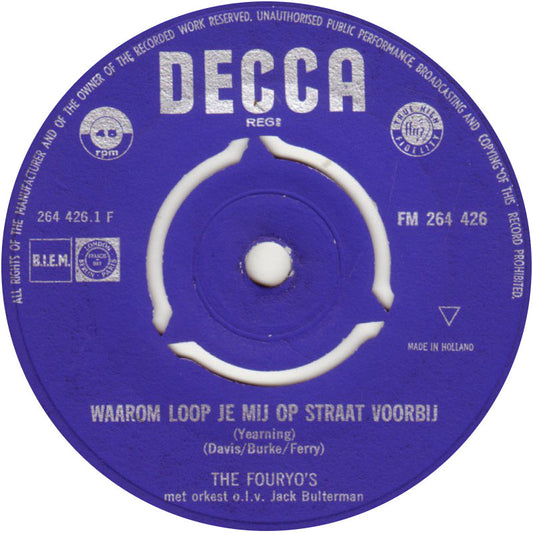 Fouryo's - Why Are You Passing Me On The Street 04637