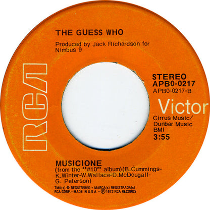 Guess Who - Star Baby Vinyl Singles Vinyl Zeer Goed / Hoesje Generic "VINYLSINGLES.NL"