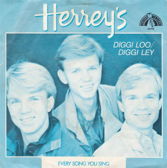 Herrey's - Diggi Loo Diggi Ley 11928 Vinyl Singles Vinyl Zeer Goed / Hoesje Goed "VINYLSINGLES.NL"