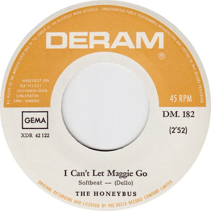 Honeybus - I Can't Let Maggie Go Vinyl Singles Vinyl Zeer Goed / Hoesje Generic "VINYLSINGLES.NL"