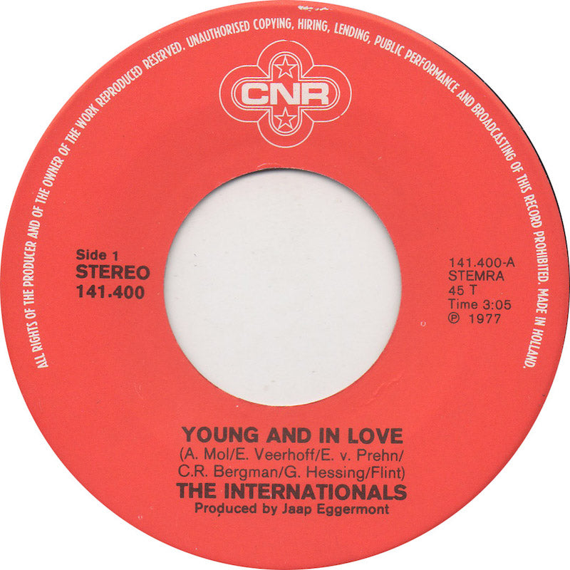 Internationals - Young And In Love 05845 Vinyl Singles Vinyl Goed / Hoes Generic