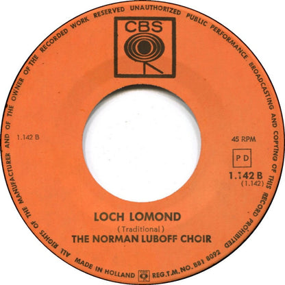 Norman Luboff Choir - Greensleeves 18898 Vinyl Singles Vinyl Goed / Hoes Goed