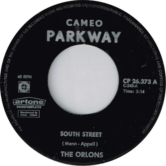 Orlons - South Street 14299 Vinyl Singles Vinyl Goed / Hoes Goed