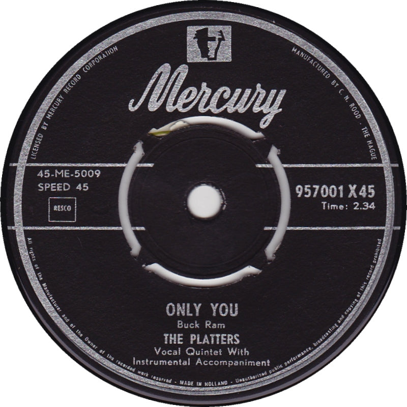 Platters - The Great Pretender 42388 Vinyl Singles Vinyl Goed / Hoes Generic