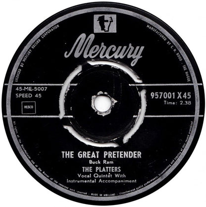 Platters - The Great Pretender 42388 Vinyl Singles Vinyl Goed / Hoes Generic