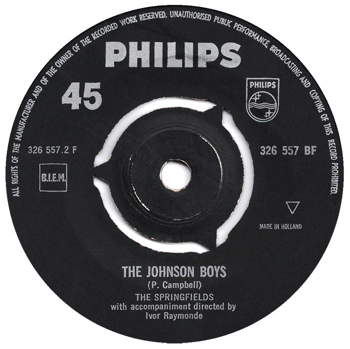 Springfields - Island Of Dreams 07066 Vinyl Singles Vinyl Goed / Hoes Goed