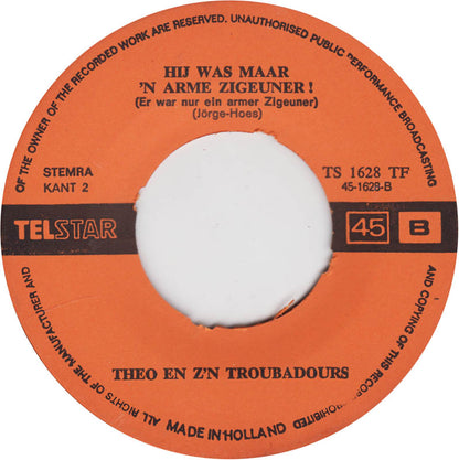 Theo En Zijn Troubadours - Ik Heb Geluk In De Liefde 05371 Vinyl Singles Vinyl Goed / Hoes Generic