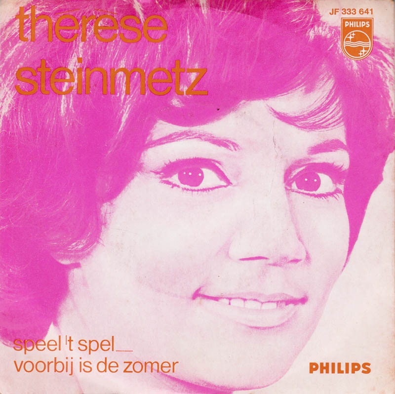 Therese Steinmetz - Speel 't Spel 02032 Vinyl Singles Vinyl Goed / Hoes Goed