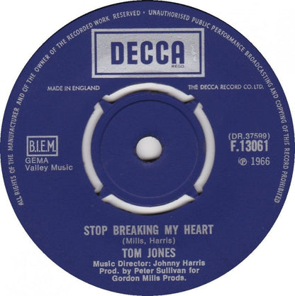 Tom Jones - I (Who Have Nothing) 09841 Vinyl Singles Vinyl Goed / Hoes Generic