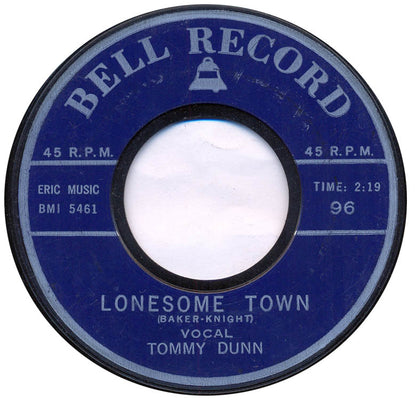 Tommy Dunn - Lonesome Town / Jackie Robbins - Chantilly Lace 08566