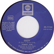 Tommy Roe - Dizzy 42648 Vinyl Singles Vinyl Goed / Hoes Generic