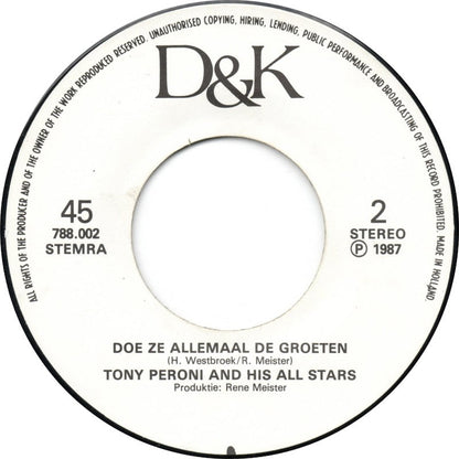 Tony Peroni & His All Stars - K.N.M.I. 14511