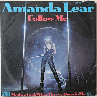 Amanda Lear - Follow Me Vinyl Singles Vinyl Zeer Goed / Hoesje Goed "VINYLSINGLES.NL"