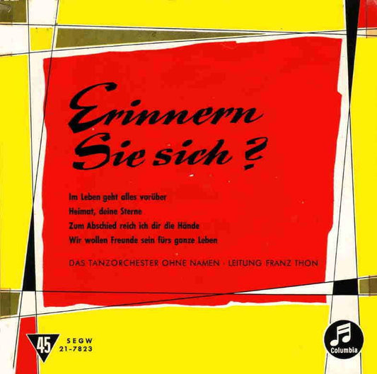Tanzorchester Ohne Name - Erinnern Sie Sich 14121