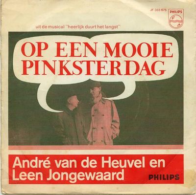 André van den Heuvel - Op Een Mooie Pinksterdag Vinyl Singles Vinyl Zeer Goed / Hoesje Goed "VINYLSINGLES.NL"