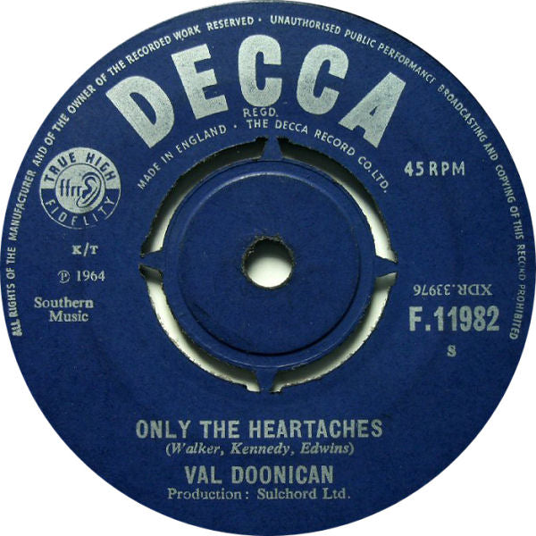 Val Doonican - Walk Tall 42494 Vinyl Singles Vinyl Goed / Hoes Generic