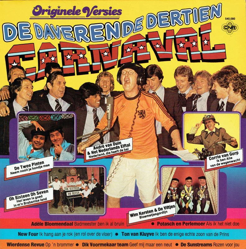 Various - De Daverende Dertien Carnaval (LP) Vinyl LP Vinyl (VG) <br> Hoes (G+)