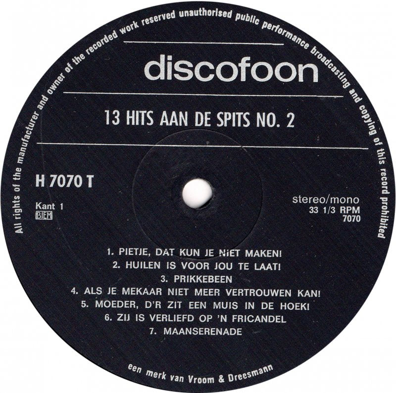 Verschiedene - 13 Hits At The Spire Nr. 3 (LP) 44680