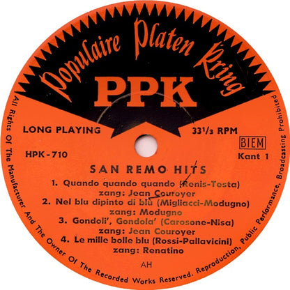 Verschiedene Künstler - San Remo Hits (EP) 17870