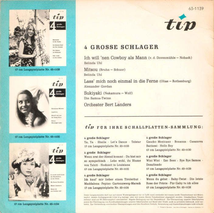 Various - 4 Große Schlager