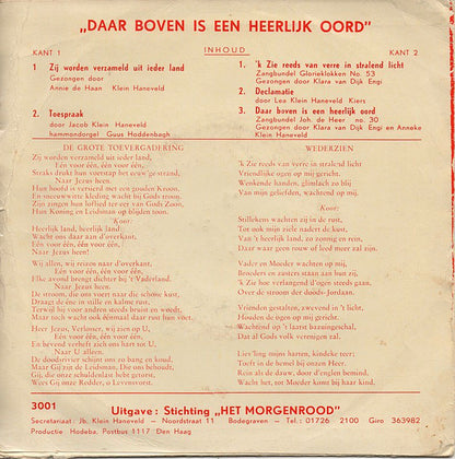 Annie de Haan - Daar Boven Is Een Heerlijk Oord (EP) 23358