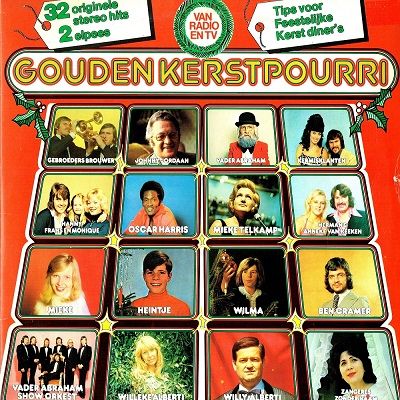 Various - Gouden Kerstpourri (LP) Vinyl LP Dubbel Vinyl (VG) <br> Hoes (G+)