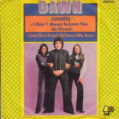 Dawn - Juanita (I Don't Mean To Love You So Good) Vinyl Singles Media VG+ / Sleeve Plakband "VINYLSINGLES.NL"