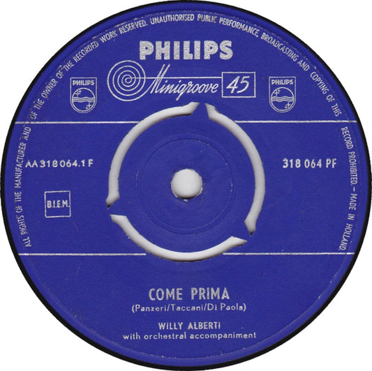 Willy Alberti - Come Prima 27199